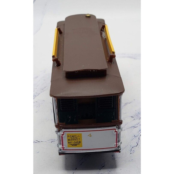 Vintage San Francisco Railway #4 Powell & Mason HO Scale Cable Car - Picture 2 of 11